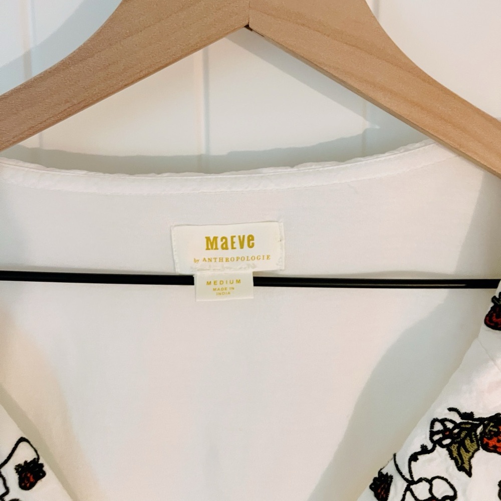 Maeve Babydoll Strawberry Blouse - Picture 7 of 7